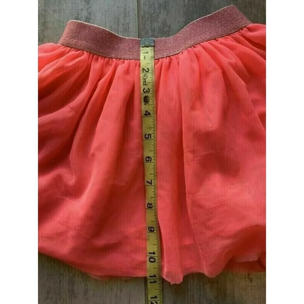 BABY GAP Girls Toddler Tutu Neon Bright Pink Glitter Skirt 3 Years 3T